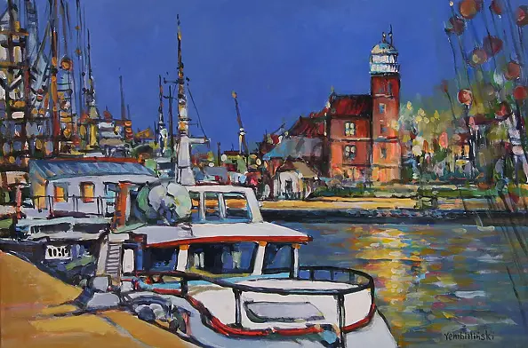 Piotr Rembieliński - Fishing port in Ustka