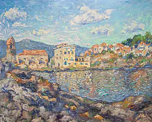 Marcin Stępniowski - "Port w Collioure"
