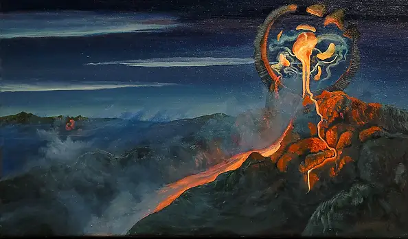 Rafał Hader, Portal, Obraz olejny - płótno, 50 x 35