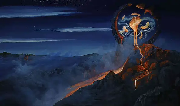 Rafał Hader, Portal, Ölbild - Leinwand, 50 x 35