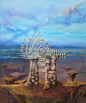 Urszula Świtaj, Portal, Inne, Obraz akrylowy - płótno, 46 x 55