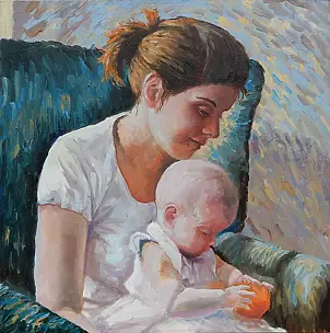 . Vita - Portrait of Mother with baby