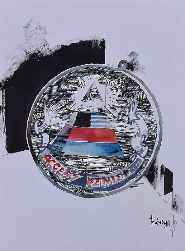 Roman Bonchuk - Portrait of Snowden