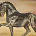 ART DOROTHEAH - Портрет стариковского жеребца FURSTENBALL -  лошади, картины
