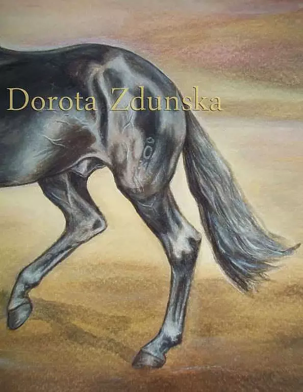 ART DOROTHEAH - Portrait oldenburg stallion FURSTENBALL - Horse painting