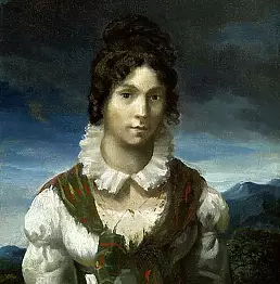 Theodore Gericault - Presume Portrait de Madame Elisabeth De Dreux