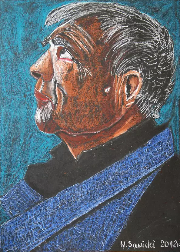 Wiesław Sawicki - Portrait of Janusz Glowacki