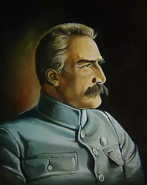 Anna Słota - Portrait of Józef Piłsudski