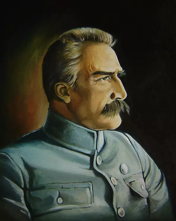Anna Słota - Portrait of Józef Piłsudski
