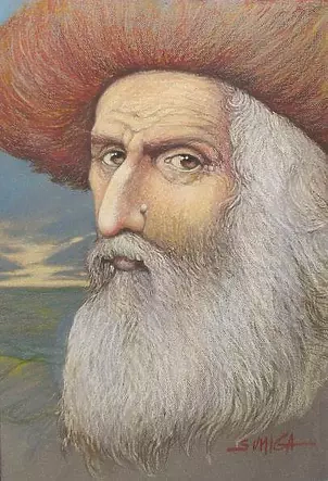 Jan Sumiga - Portret Żyda