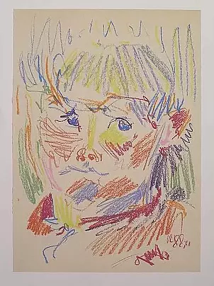 Eryk Maler - Portrait of a boy, V.L. 1988