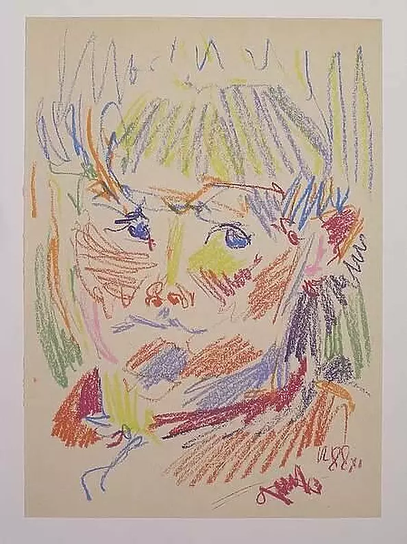 Eryk Maler - Portret chłopca, V.L. 1988