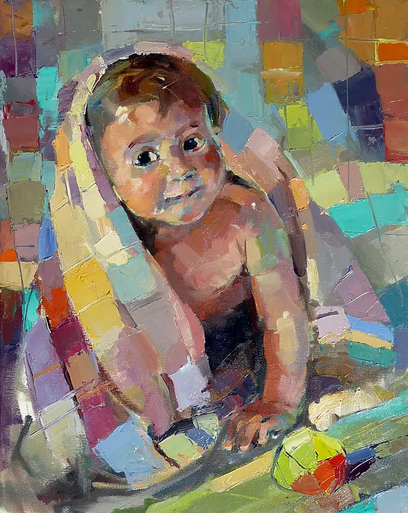 Krzysztof Tracz - Portret dziecka