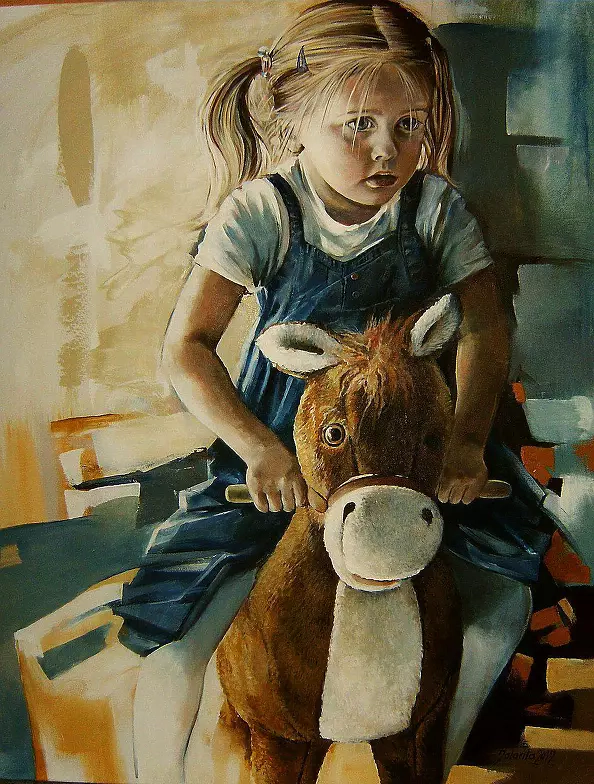 Jolanta Kalopsidiotis - Portret dziewczynki