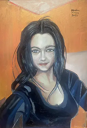 Michał Ogiński - Portrait of a woman