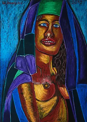   - Portrait of a woman in a turban