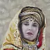 Rafał Huczek - Portrait d'une femme avec un foulard
