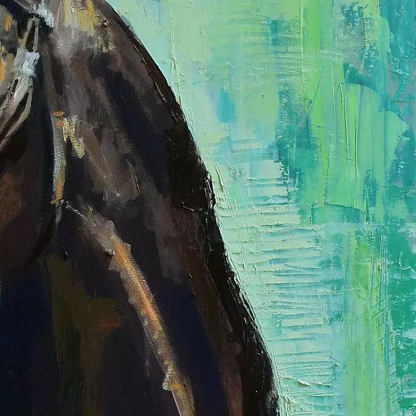 Justyna Zielonka - Portrait of a horse 1