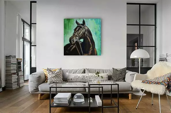 Justyna Zielonka - Portrait of a horse 1