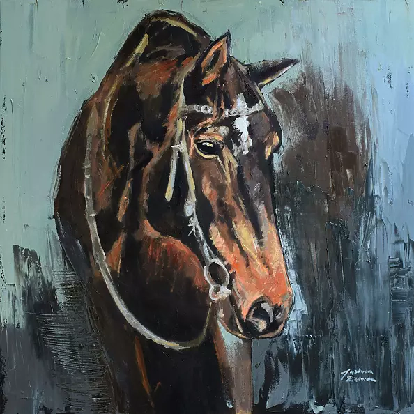 Justyna Zielonka - Portrait of a horse 2