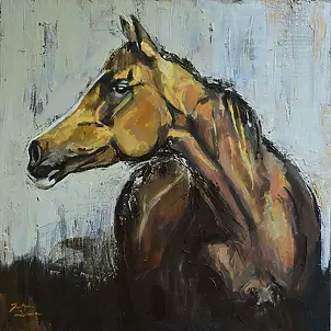 Justyna Zielonka - Portrait of a horse 4