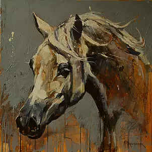 Marcin Mikołajczak - Portrait of a horse