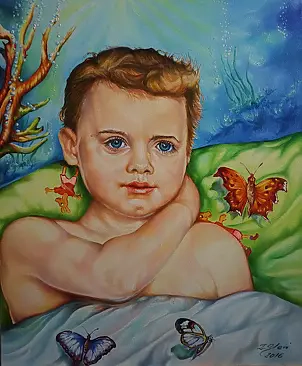 Zenon Gleń - Portrait of little David