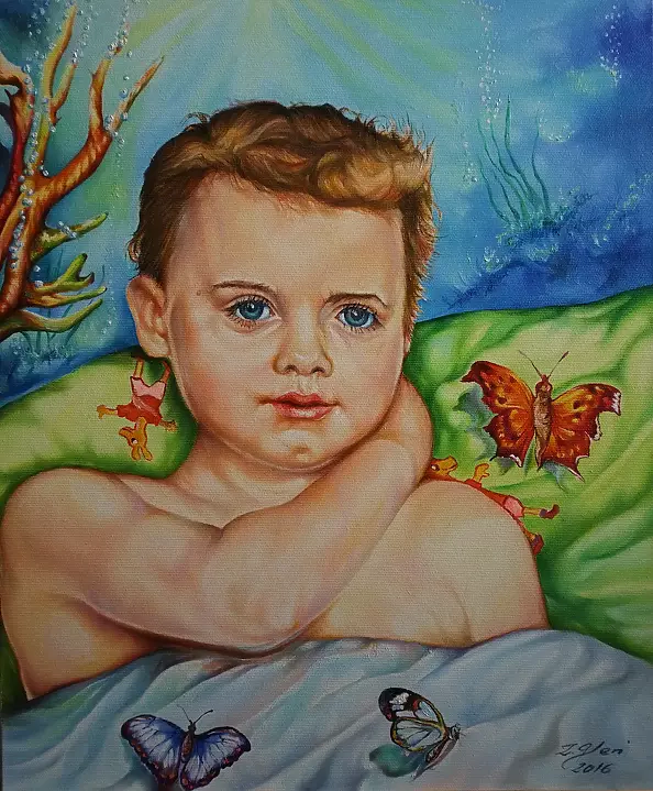 Zenon Gleń - Portret małego Dawidka