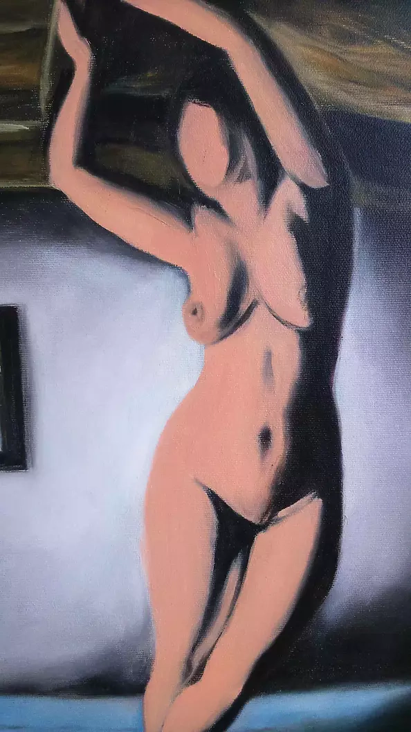 Adam Krawiec - "Portrait of a man in black"