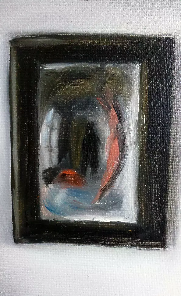 Adam Krawiec - "Portrait of a man in black"