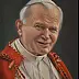 Damian Gierlach - Öl Portrait Papst Johannes Paul II HEILIGE Damian Gerlach