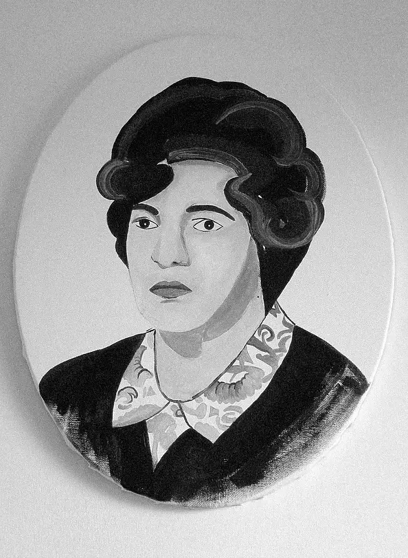 Marta Kańska - Portret owalny