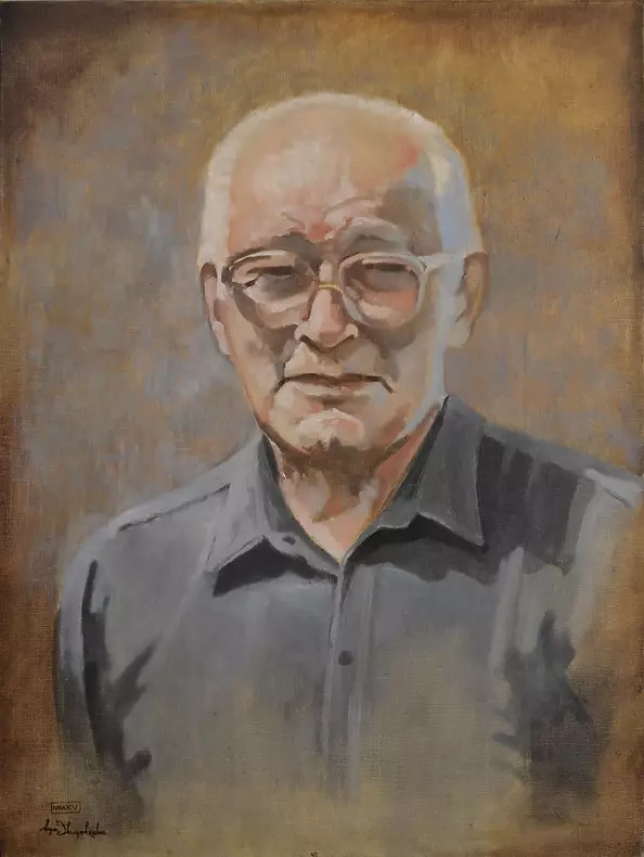 Agnieszka Długołęcka - Portrait of prof. Ludwik Maciąg