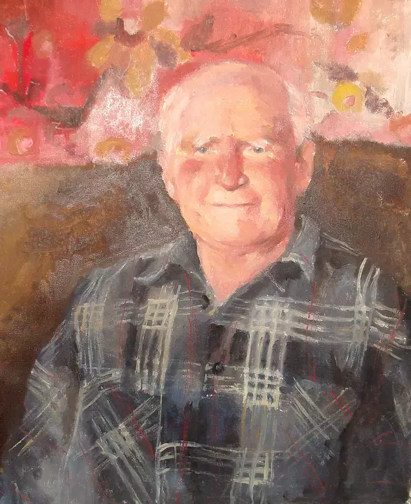 Anna Wojciechowska - Portrait of an old man