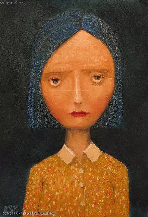 Krzysztof Iwin - Portrait of a spotted shirt