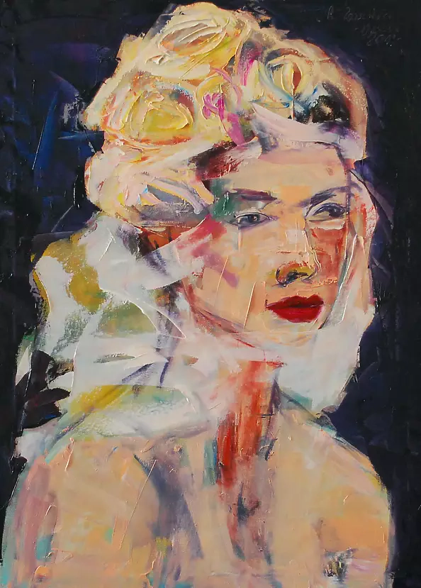 Anna Zawadzka Dziuda - Portret w welonie