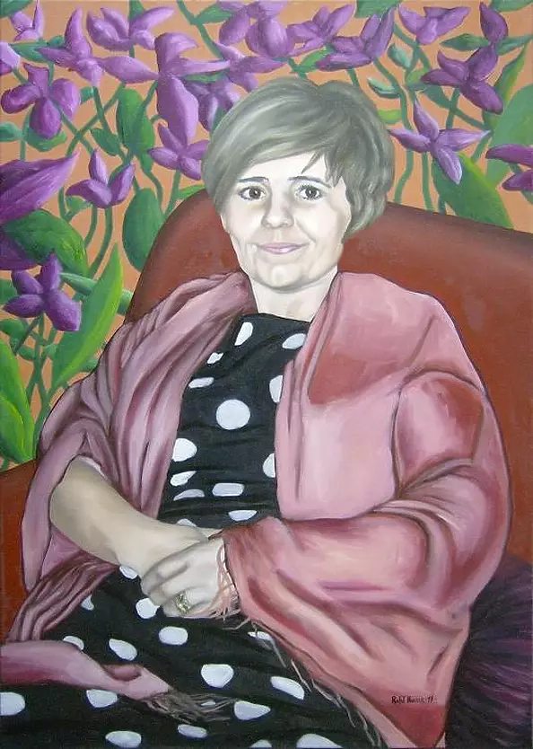 Rafał Huczek - Portrait of purple flowers