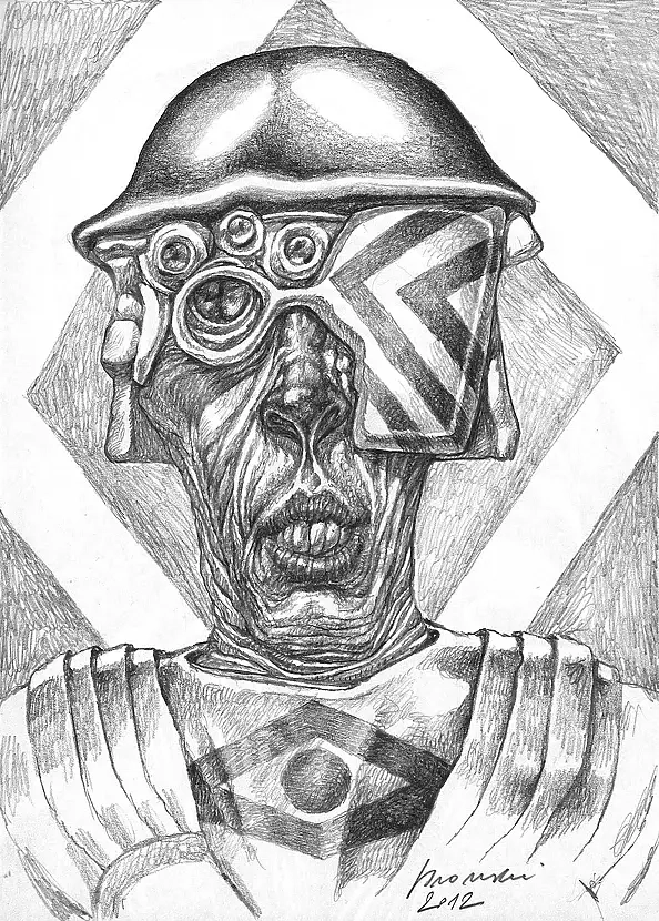 Piotr Promiński - Portrait of a soldier