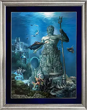 Tomasz Sętowski, Posejdon, Obraz olejny - płótno, 50 x 70
