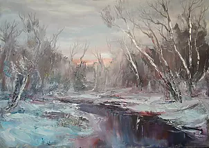 Kazimierz Komarnicki - gloomy river