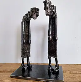 Janusz Czajkowski, Figures d'acier, Autres - inne, 19 x 26