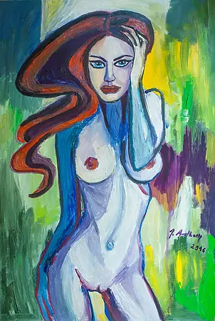 Justyna Anthony - pouting girl