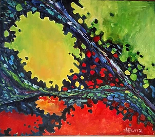 Anna Borcz - Enlargement of a butterfly wing