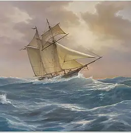 Wiesław Król, Дыхание загадки, Масляная картина - холст, 70 x 50
