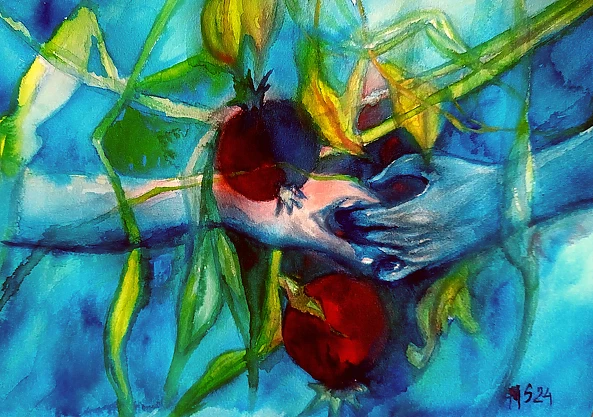 Marzena Salwowska - Welcoming Eve in the Garden/2