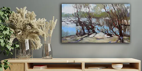 Henadzy Havartsou - Powódź na rzece