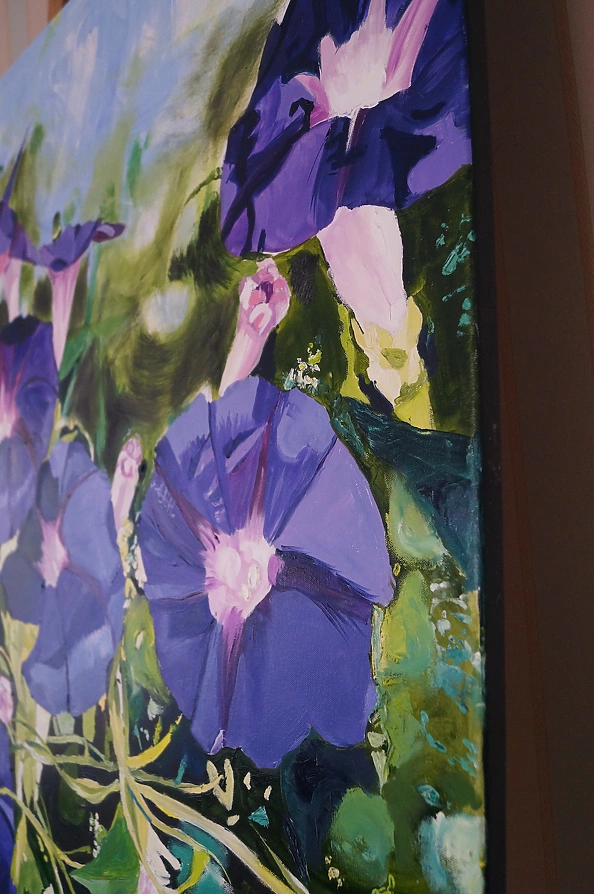Ewa Słodzińska - Morning glory Oil painting 100/120 cm