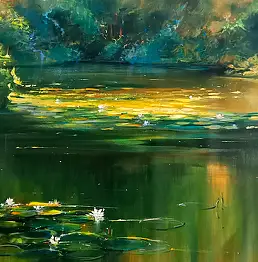 Aleksandra Adamczak, Powrót do domu, Obraz akrylowy - płótno, 100 x 90