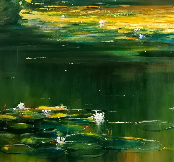Aleksandra Adamczak, Returning home, Acrylic painting - canvas, 100 x 90