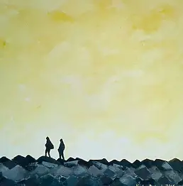 Karolina Bochenek, возвращение, Акрилова картина - холст, 60 x 60